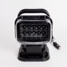 Фароискатель светодиодный с ПДУ, черный 12V