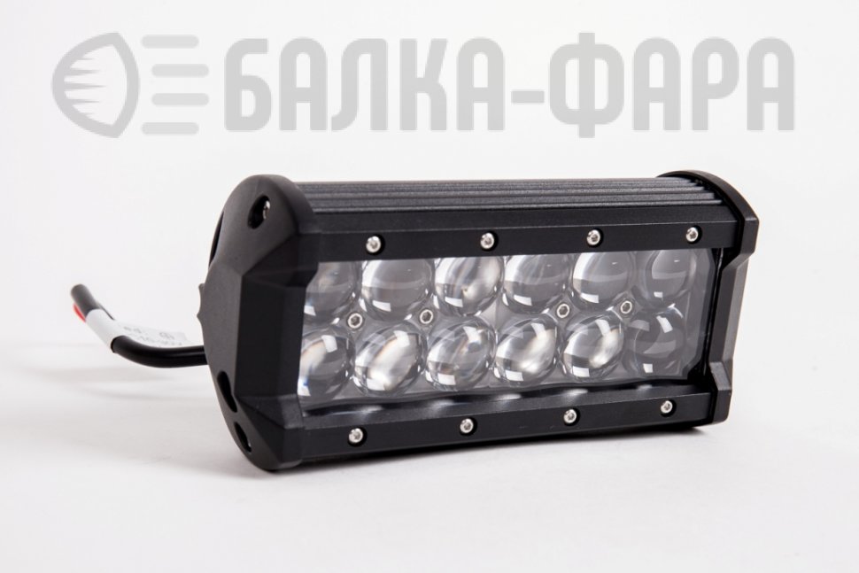 Балка сверхдальнего света, 36 Ватт, с линзами 4D, серия 3400-4D