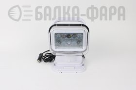 Фара искатель диодный с ПДУ, белый 10-30V