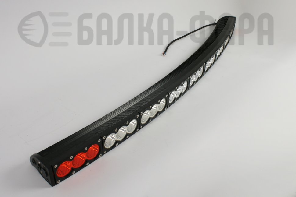 Изогнутая противотуманная LED-балка, 300 Ватт, серия F1 X