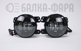 Комплект противотуманных фар, 36 Ватт, черные