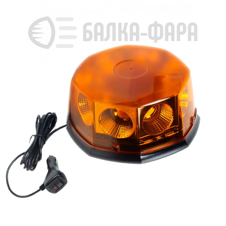 Маяк светодиодный 8 LED 40W ЖЕЛТЫЙ 12 - 24V